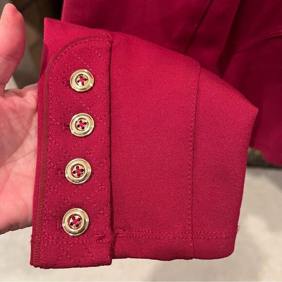 White House Black Market Bold Red Blazer - Picture 5 of 7